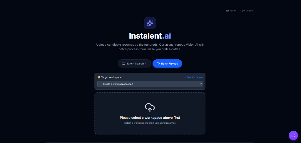 Semantic Tech Stack Extraction — We don't just find keywords. We understand that 'MERN stack' implies MongoDB, Ex — Instalent.ai Tech & IT Recruiting